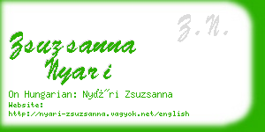 zsuzsanna nyari business card